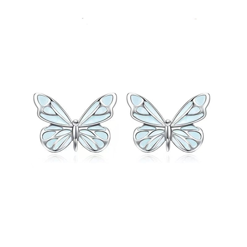 Illuminated Butterfly Earrings (925 Sterling Silver)