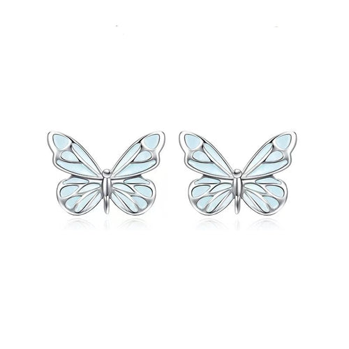 Illuminated Butterfly Earrings (925 Sterling Silver)