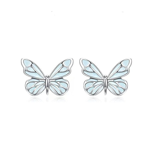 Illuminated Butterfly Earrings (925 Sterling Silver)